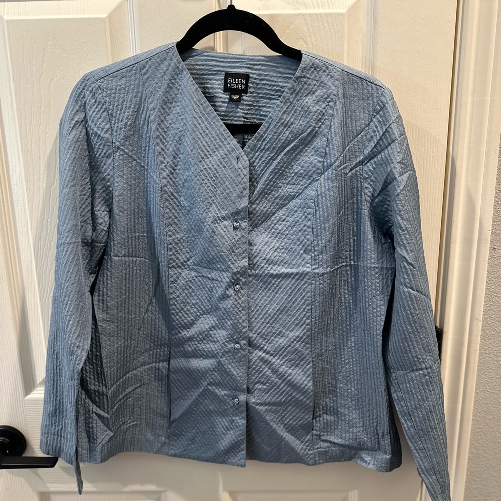 Eileen Fisher silk jacket